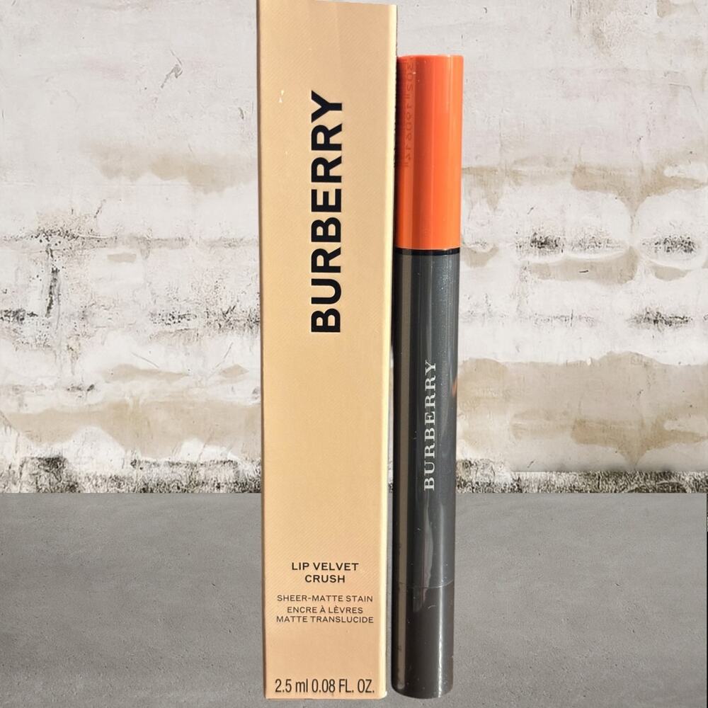 Burberry Lip Velvet Crush Cushion Lipstick Matte Copper Pink #16 NIB